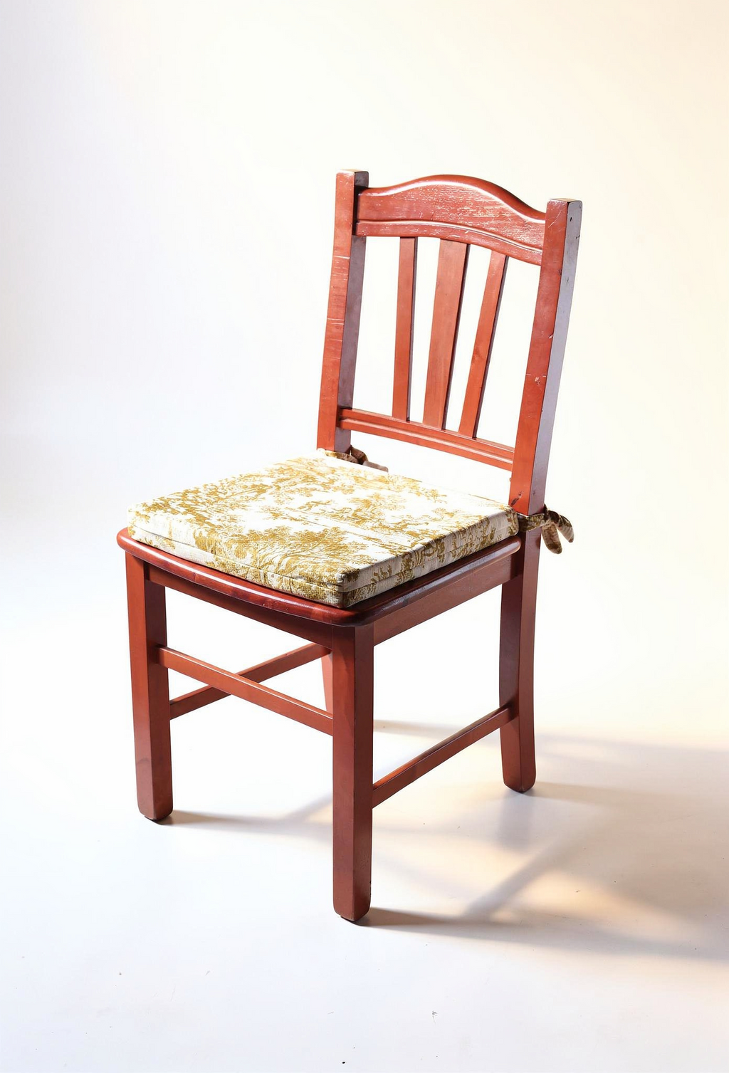 Cuscino Morbidone – Tessuto Panama Toile de Jouy Ocra