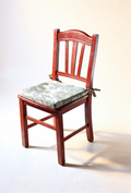 Cuscino Morbidone – Tessuto Panama Toile de Jouy chiaro