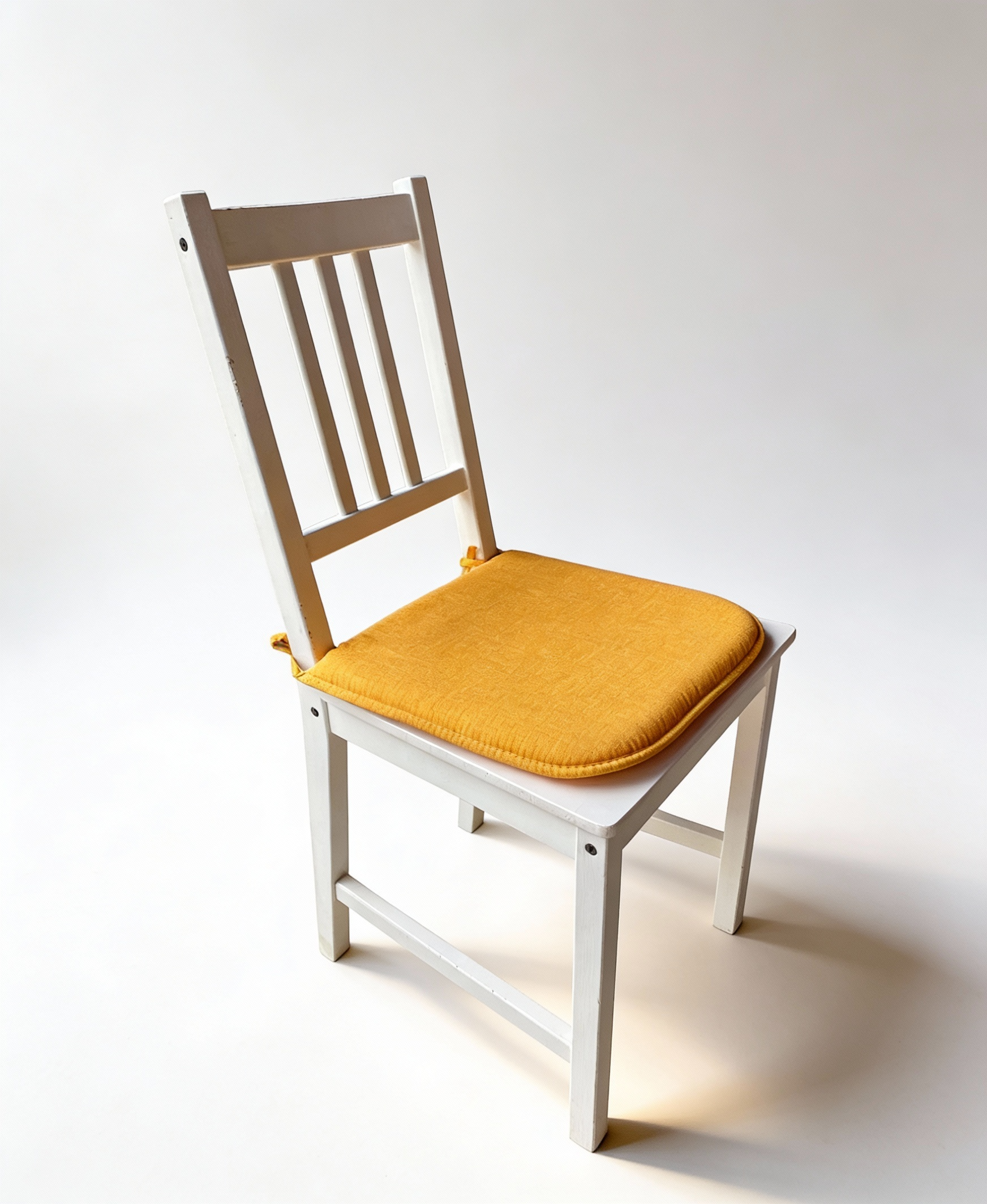 Cuscino Coprisedia Bordato 40x40cm - Colore Giallo