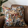 Cuscino Salotto Gobelin Aletta - Fantasia Gatti