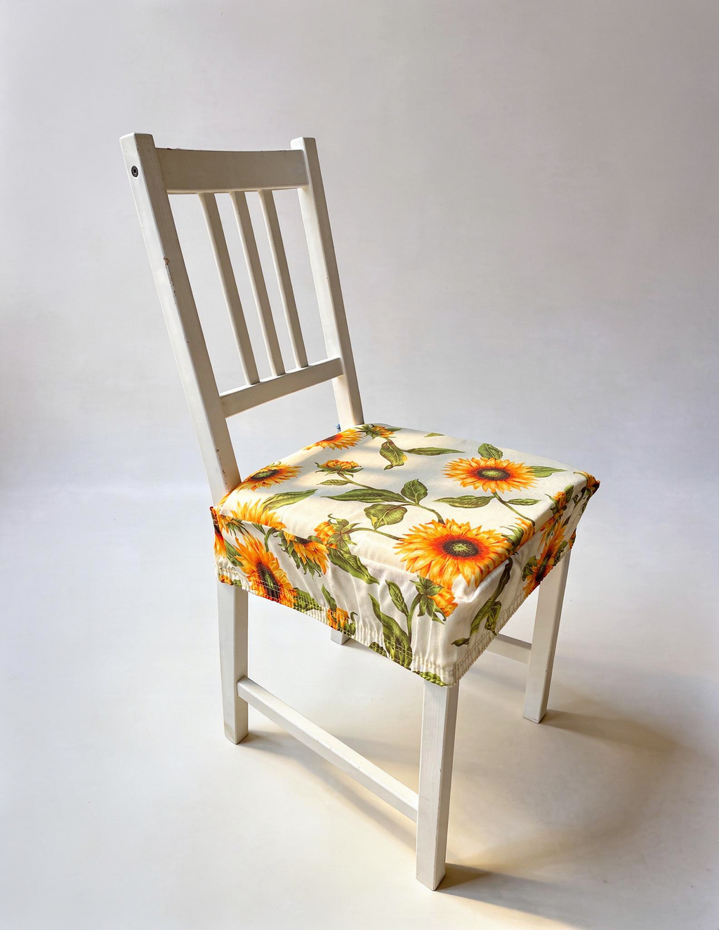 Cuscino Coprisedia con Elastico 40x40cm – Fantasia Girasole