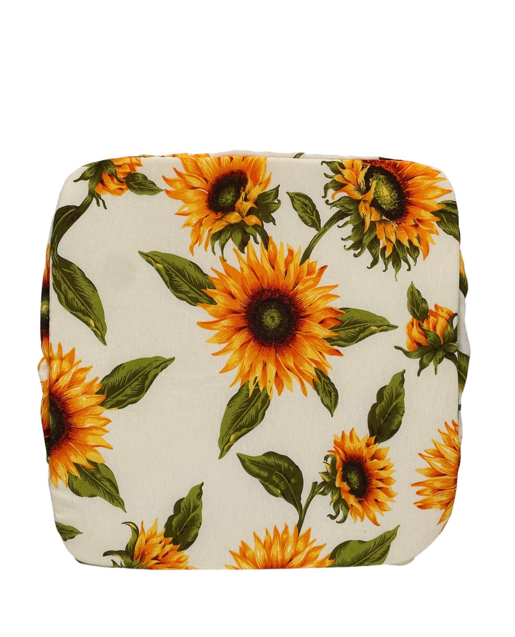Cuscino Coprisedia con Elastico 40x40cm – Fantasia Girasole