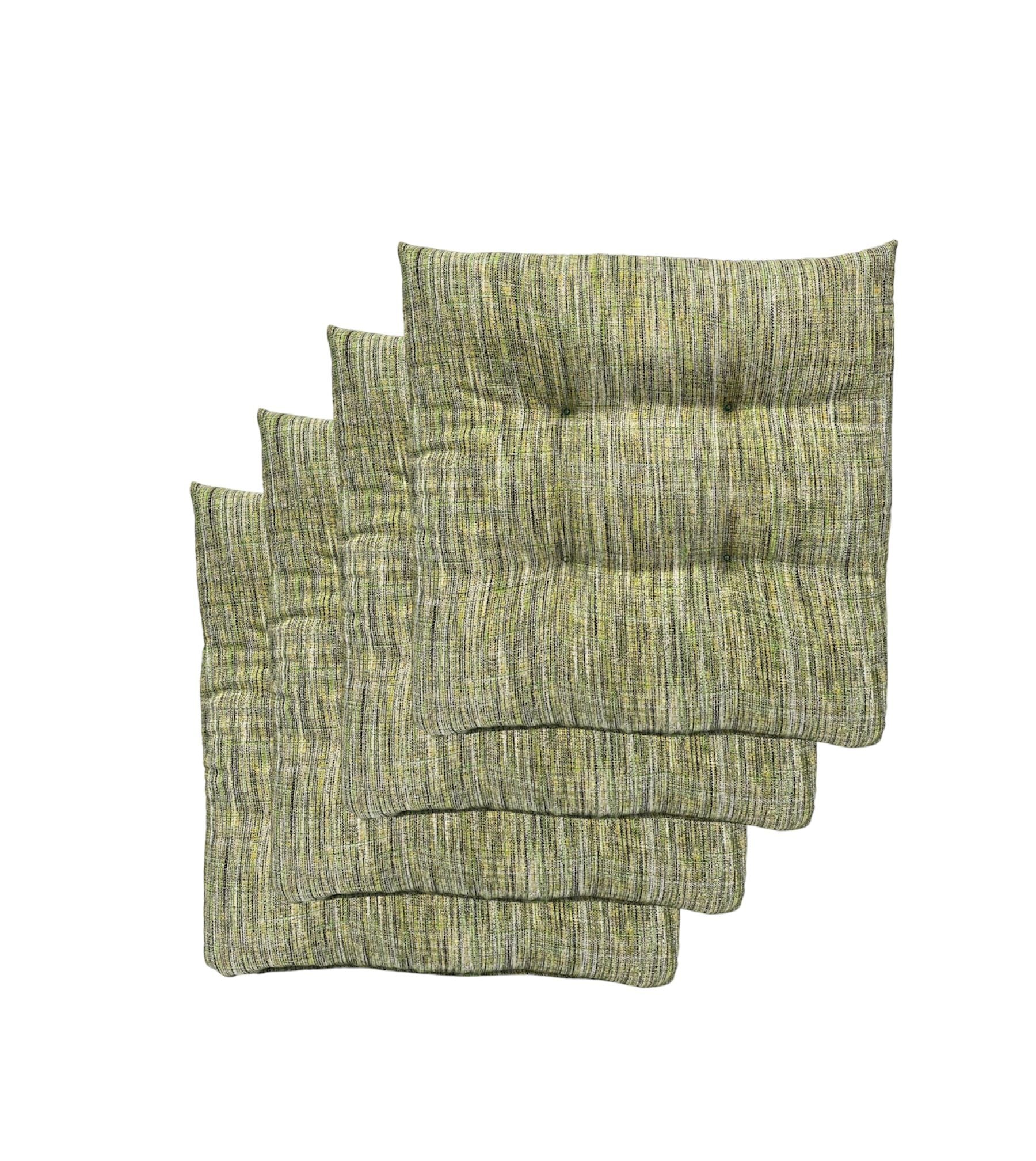 Cuscino Coprisedia Imbottito Soffice 40x40cm – Fantasia Graffio Verde