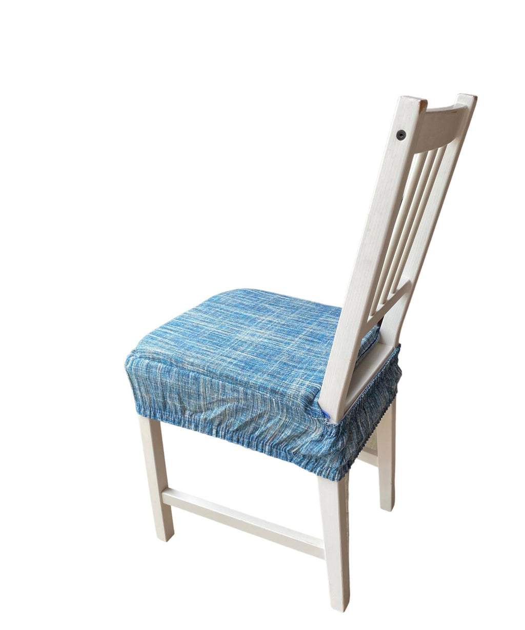 Cuscino Coprisedia con Elastico 40x40cm – Fantasia Graffio Blu