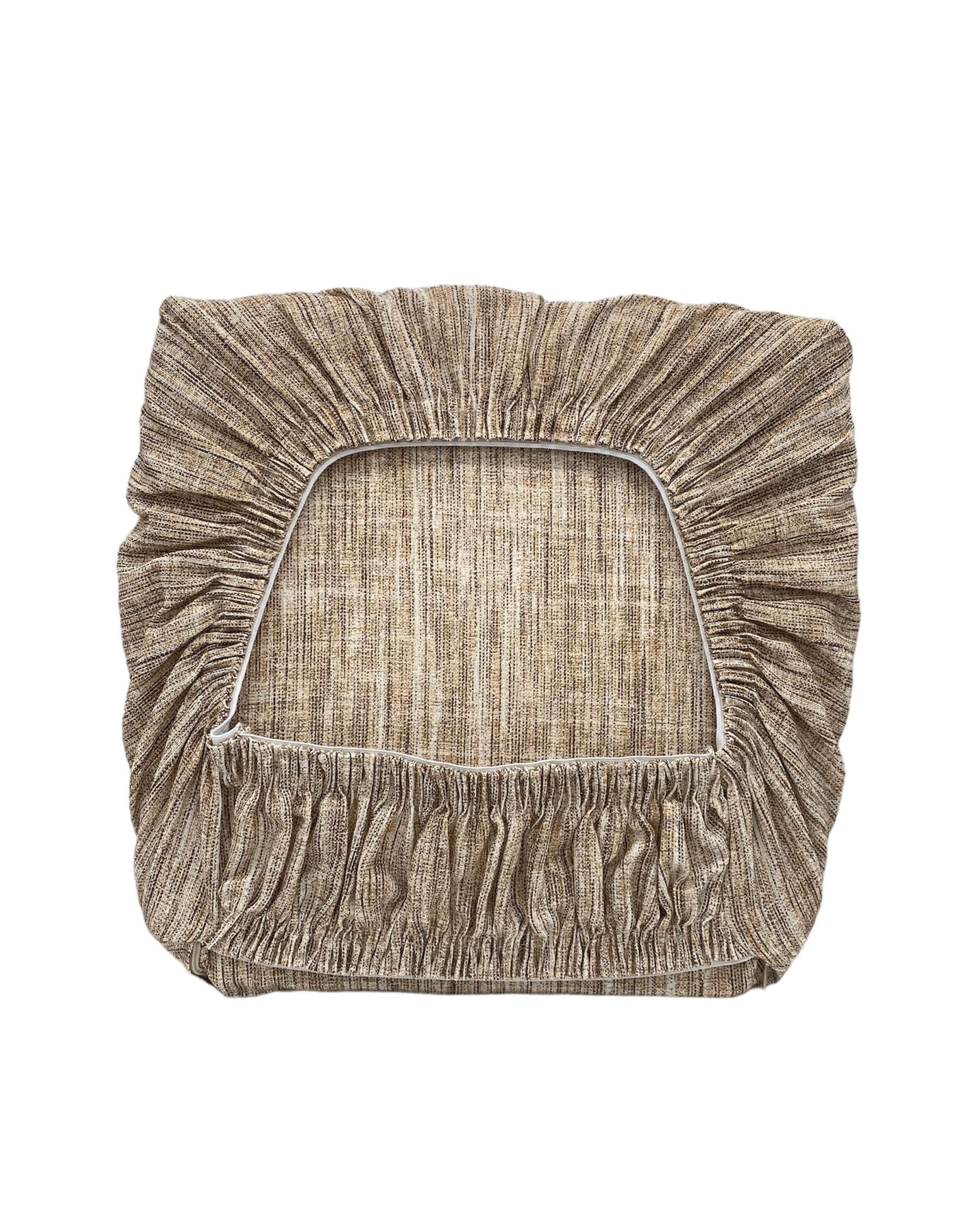 Cuscino Coprisedia con Elastico 40x40 – Fantasia Graffio Beige
