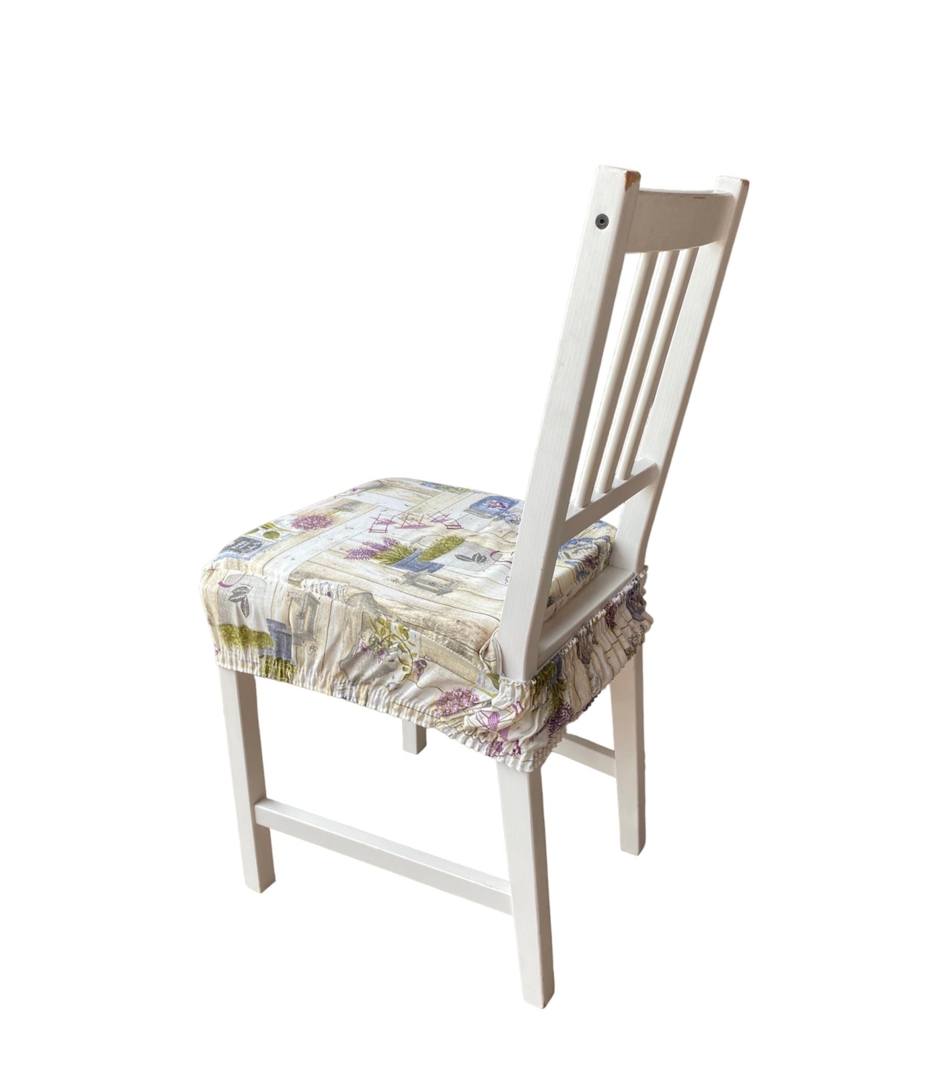 Cuscino Coprisedia con Elastico 40x40cm – Fantasia Lavanda