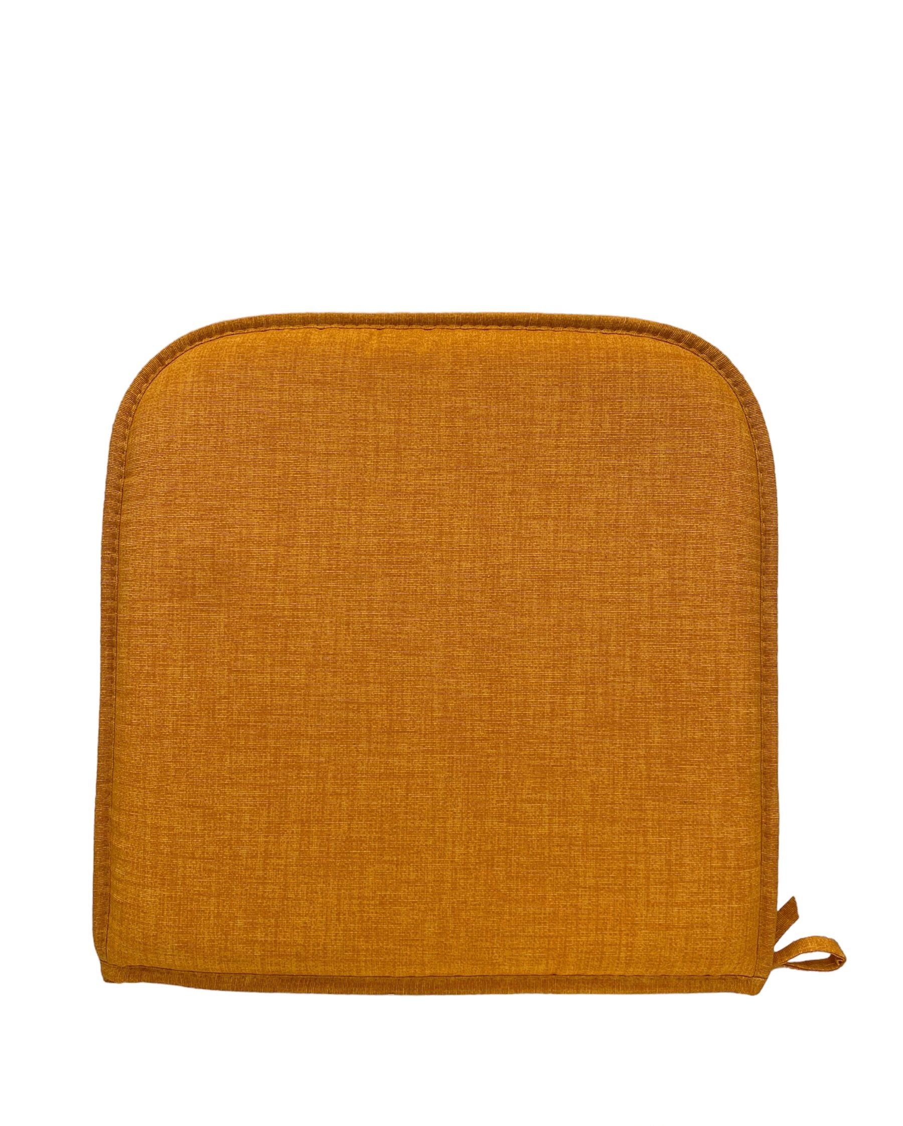 Cuscino Coprisedia Bordato 40x40cm - Colore Giallo