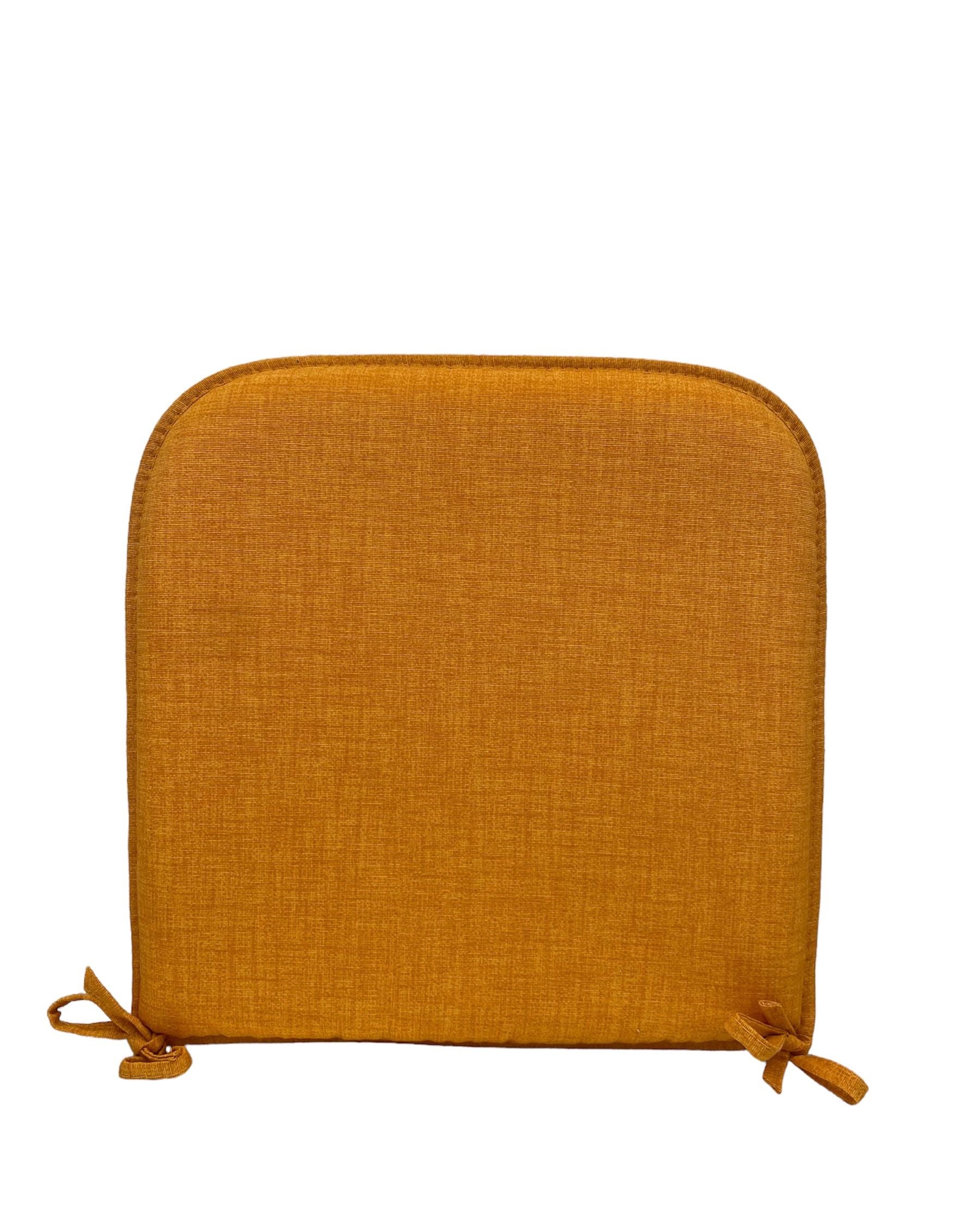 Cuscino Coprisedia Bordato 40x40cm - Colore Giallo