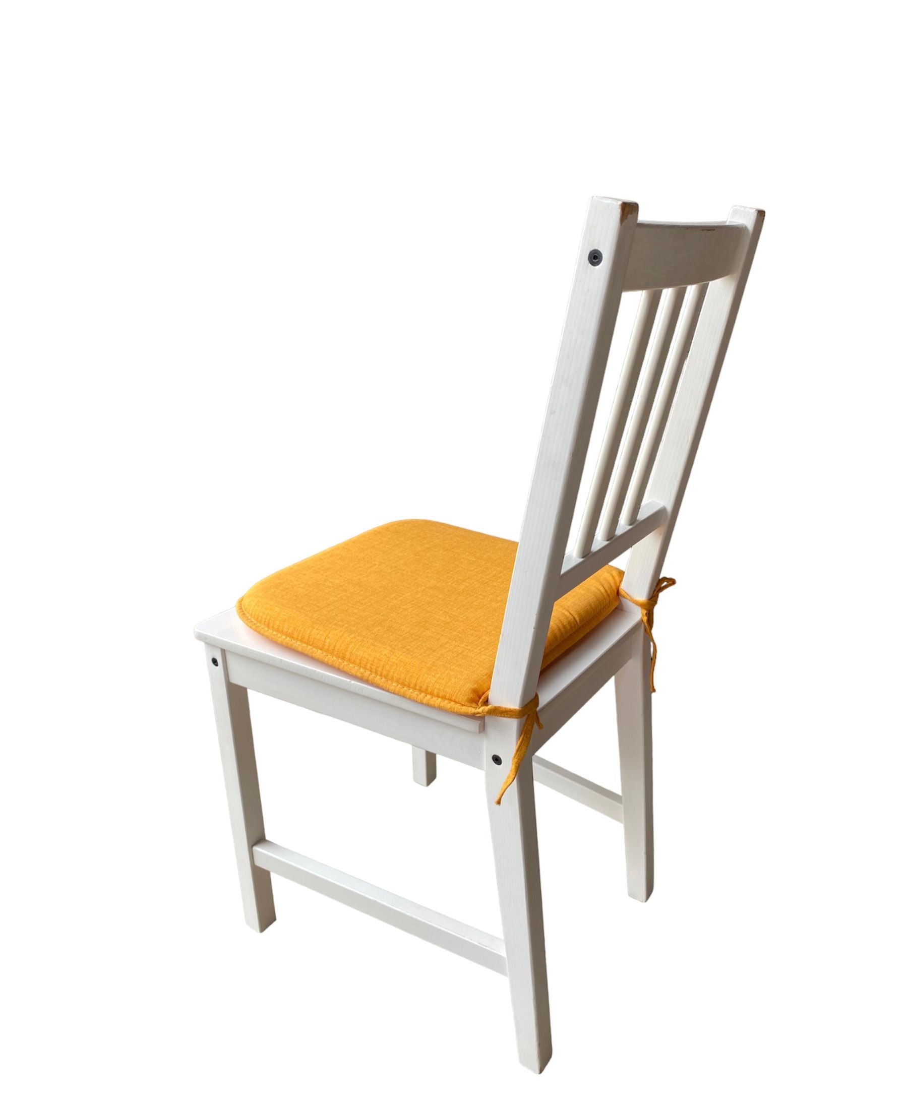 Cuscino Coprisedia Bordato 40x40cm - Colore Giallo