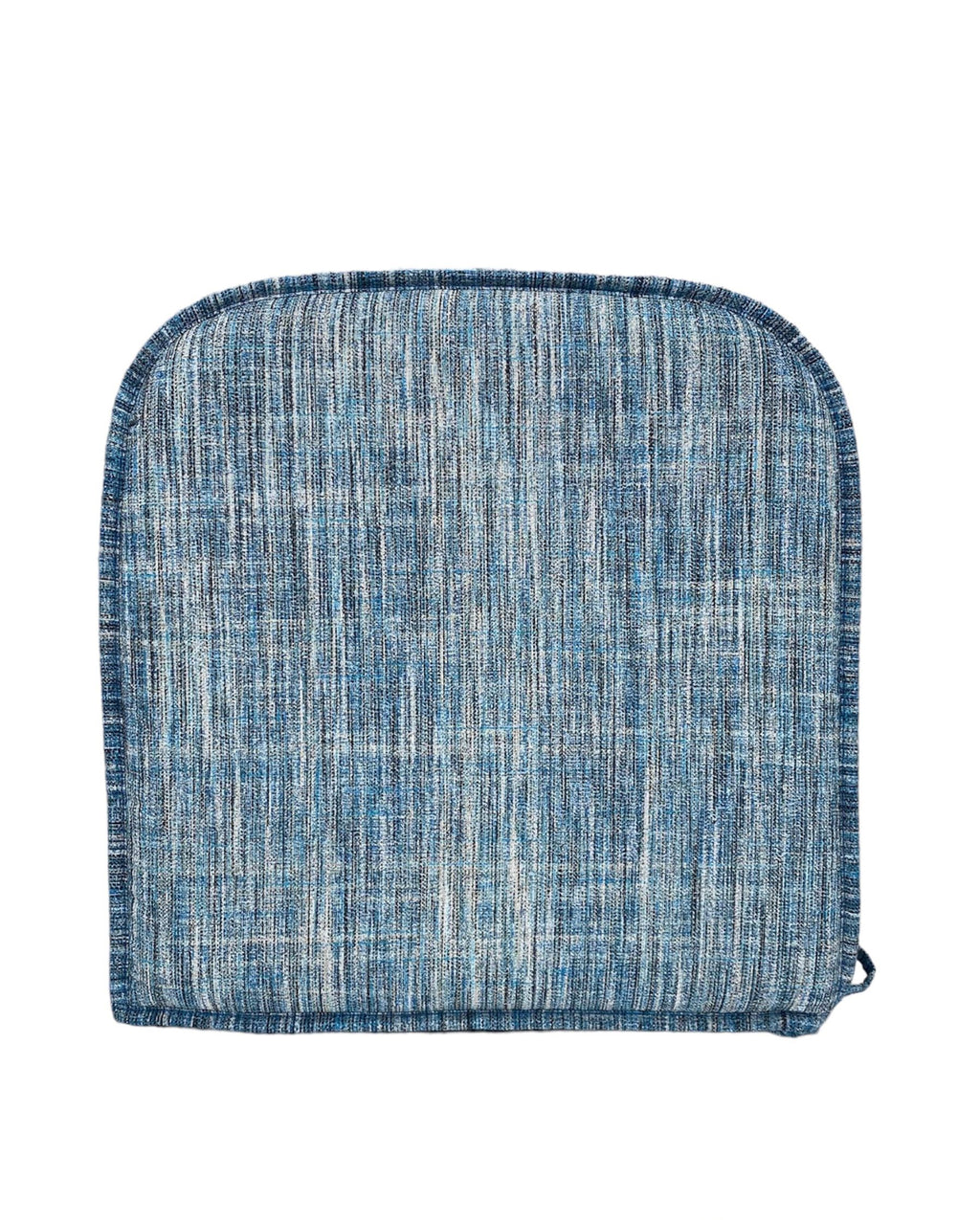 Cuscino Coprisedia Bordato - Fantasia graffio blu