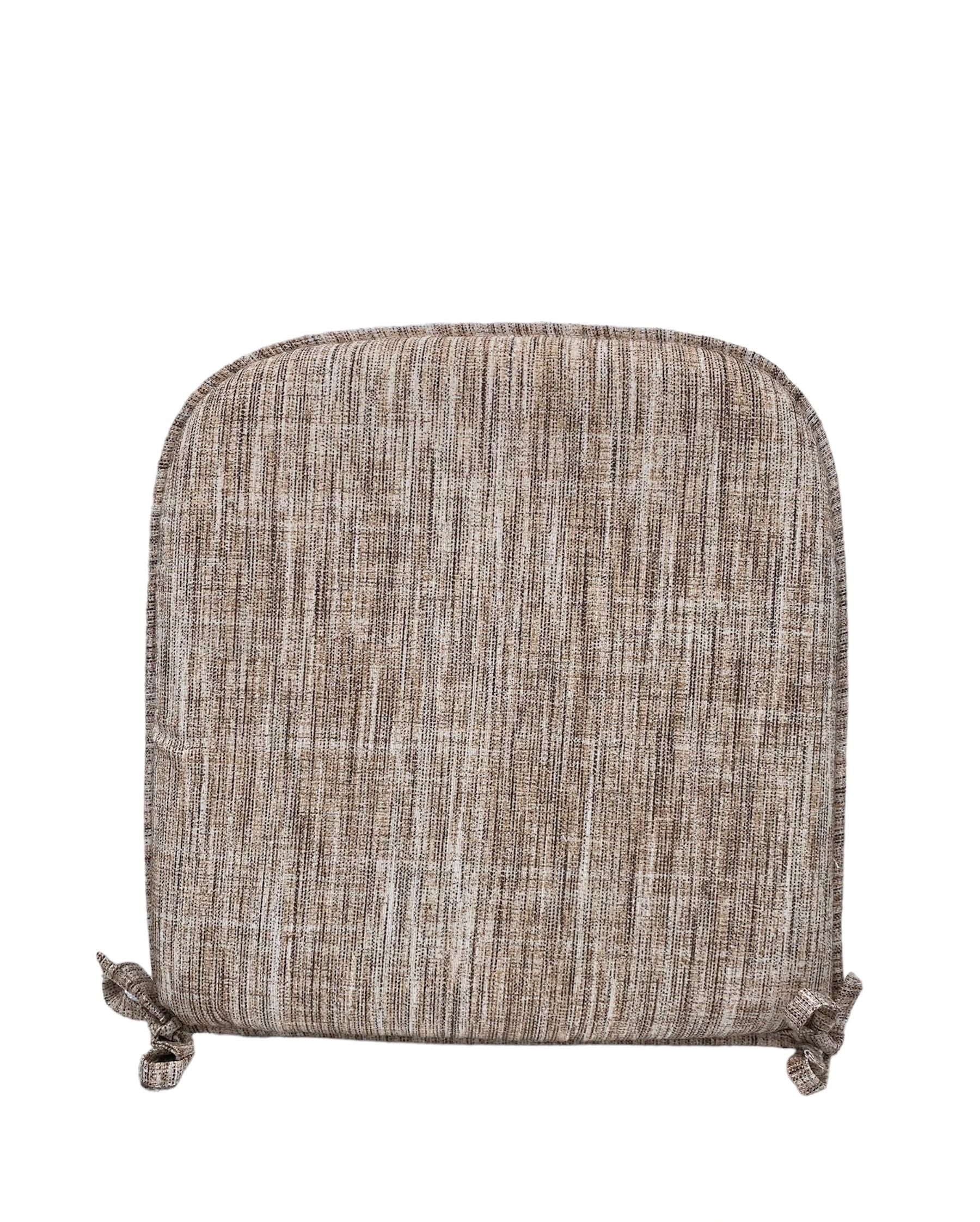 Cuscino Coprisedia Bordato - Fantasia graffio beige