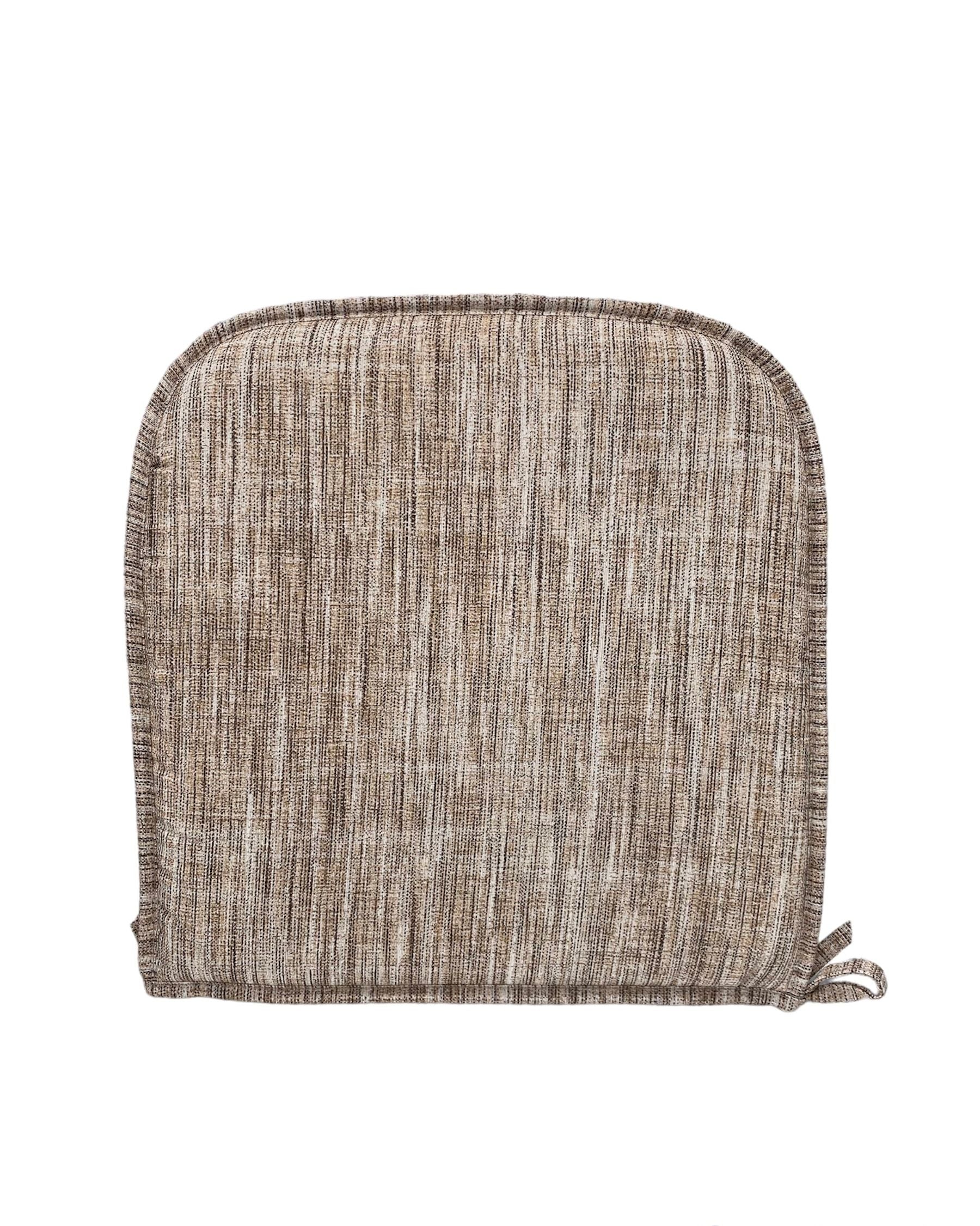 Cuscino Coprisedia Bordato - Fantasia graffio beige