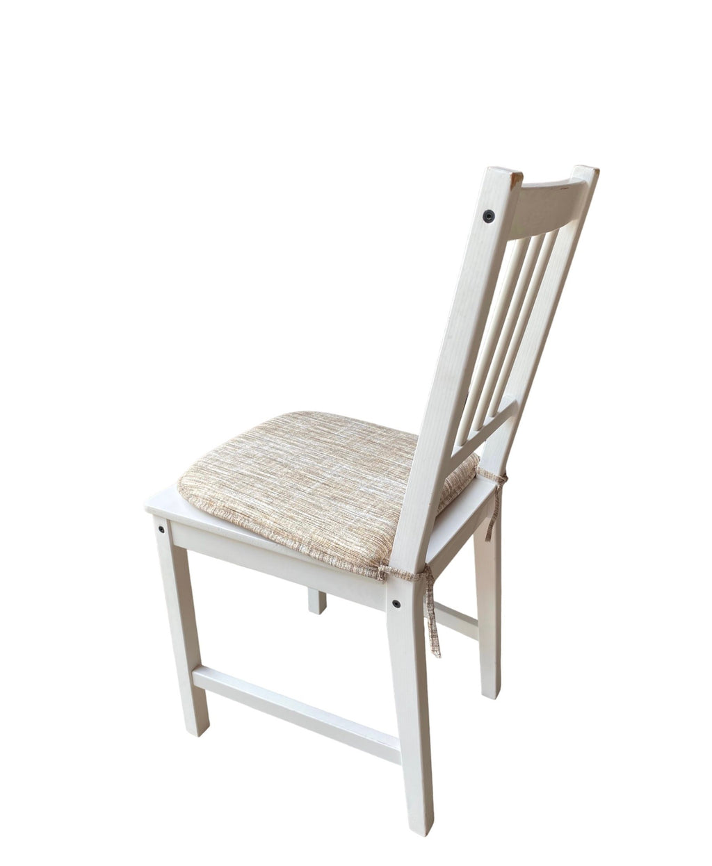 Cuscino Coprisedia Bordato - Fantasia graffio beige
