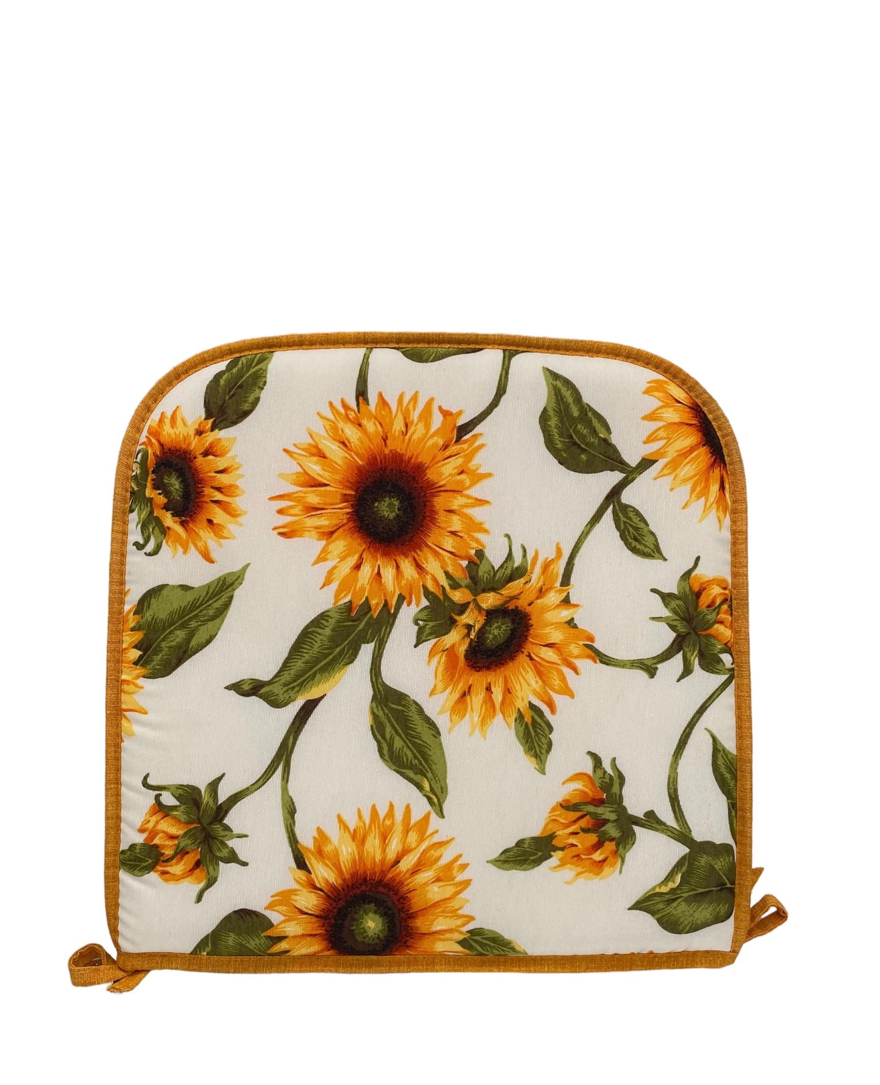 Cuscino Coprisedia Bordato 40x40cm – Fantasia Girasole