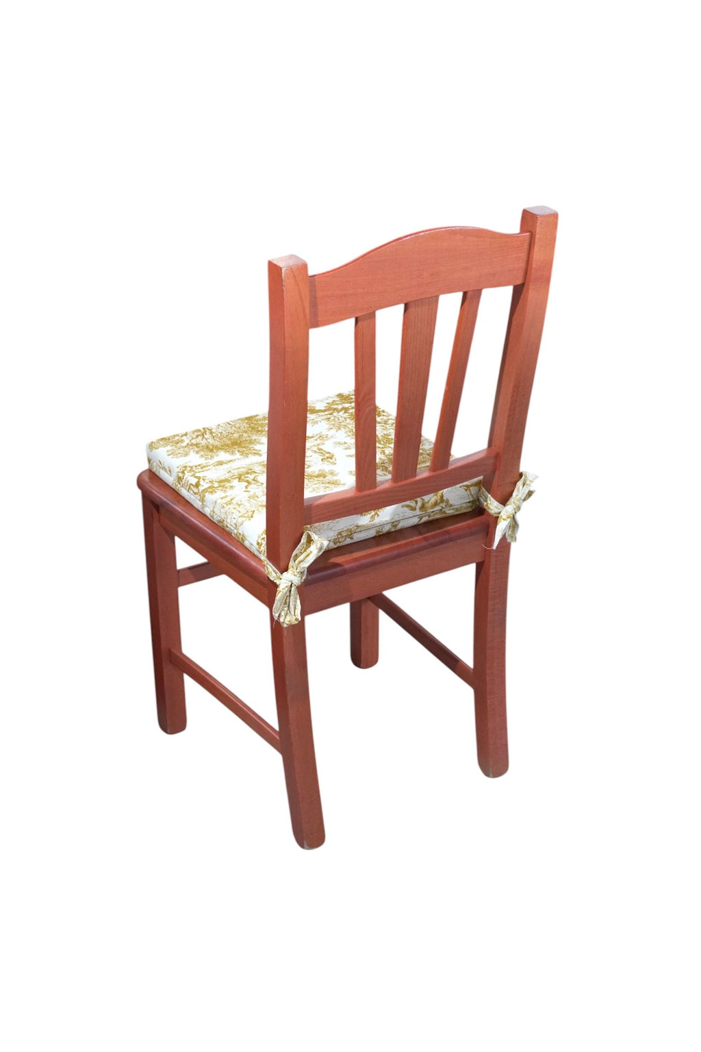Cuscino Morbidone – Tessuto Panama Toile de Jouy Ocra