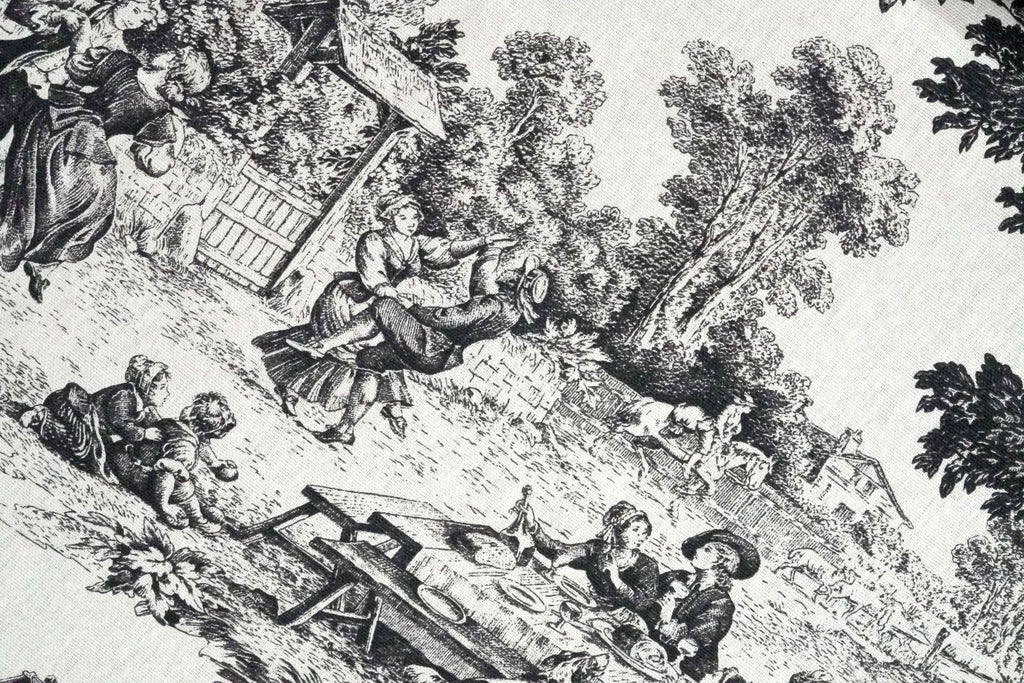 Cuscino Morbidone – Tessuto Panama Toile de Jouy