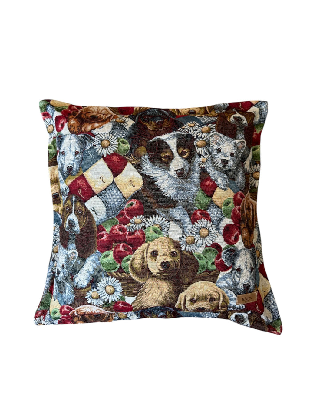 Cuscino Salotto Gobelin Aletta - Fantasia Cani