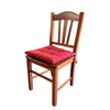 Cuscino Coprisedia Imbottito Soffice 40x40cm – Colore Rosso Trapuntato
