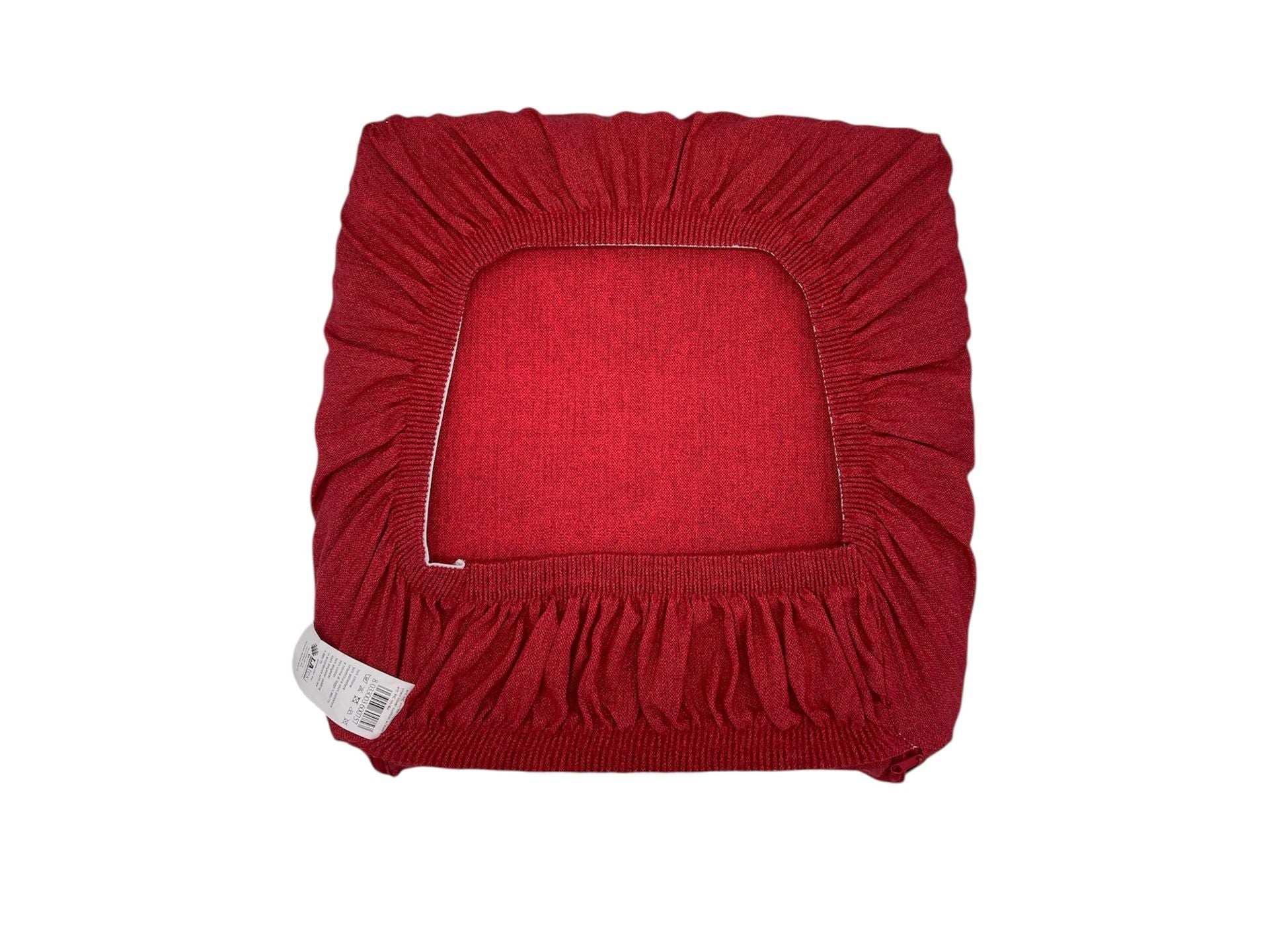 Cuscino Coprisedia con Elastico 40x40cm – Rosso Tinta Unita