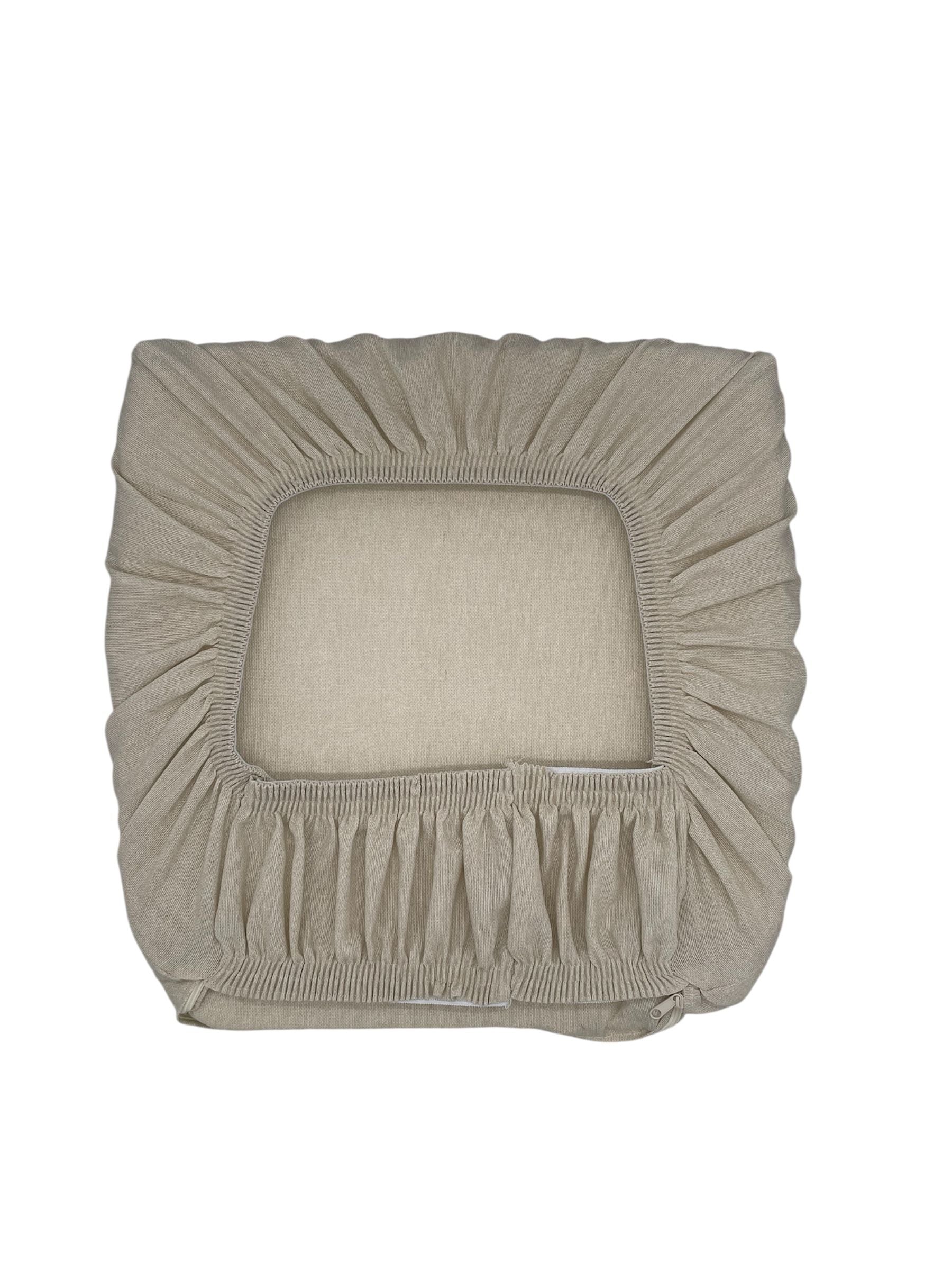 Cuscino Coprisedia con Elastico 40x40cm – Ecrù