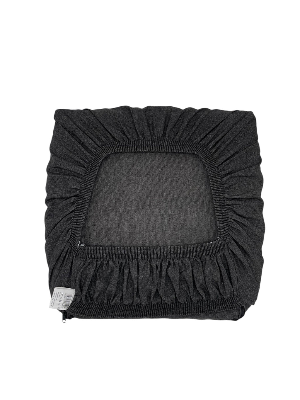 Cuscino Coprisedia con Elastico 40x40cm – Nero Tinta Unita