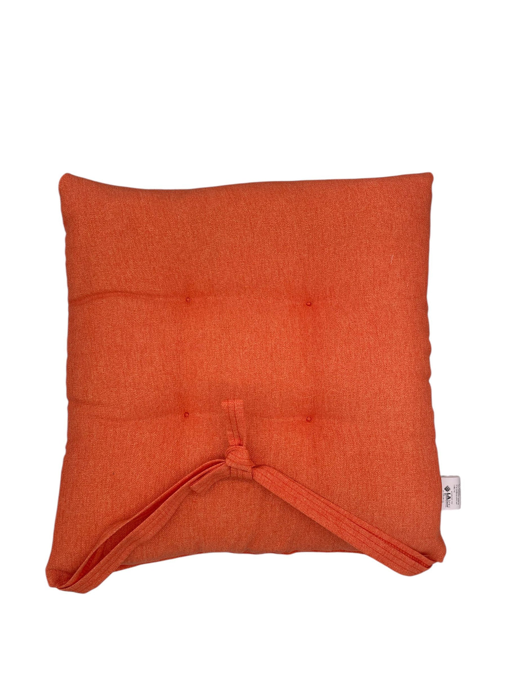 Cuscino Coprisedia Imbottito Soffice 40x40cm – Arancione Tinta Unita