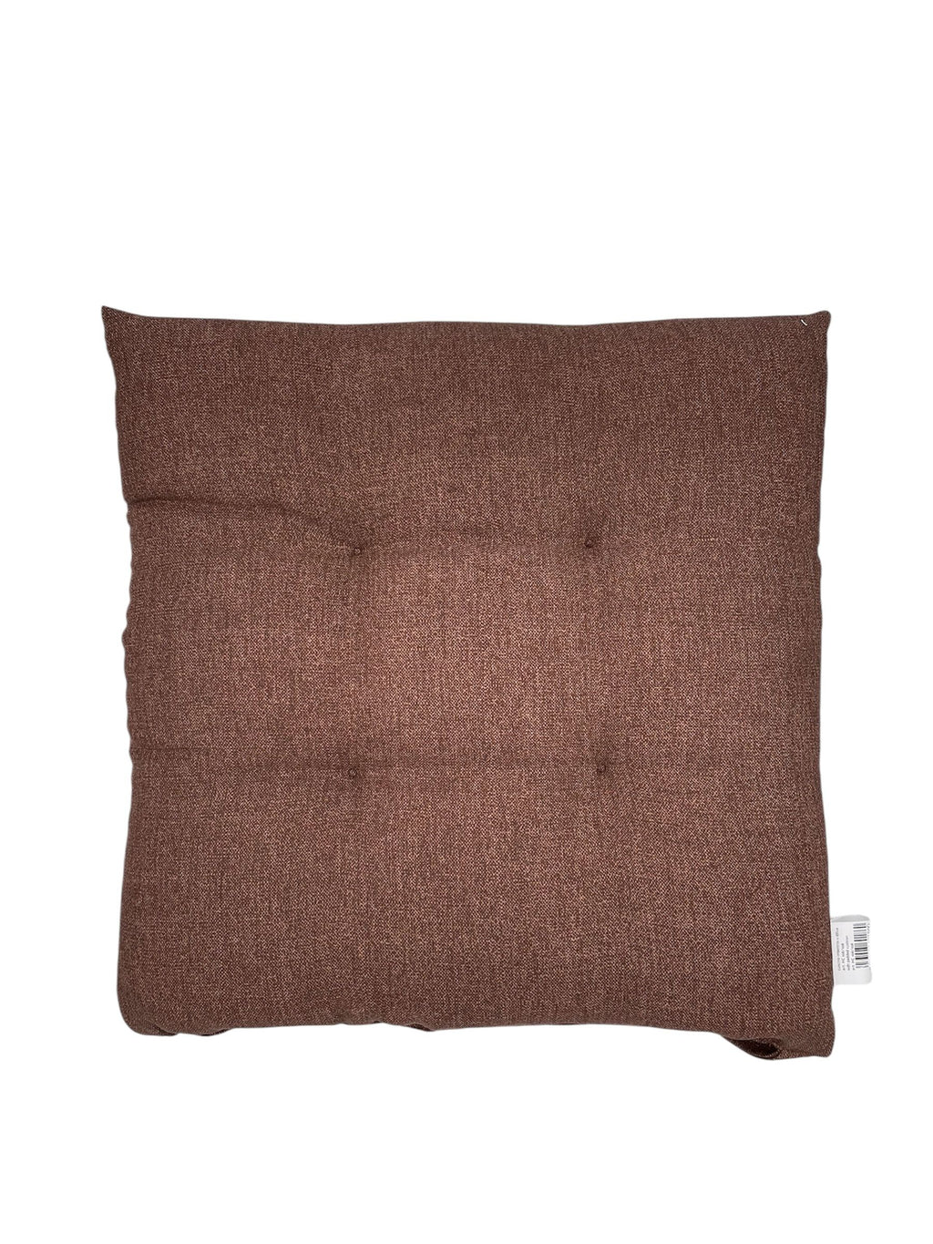 Cuscino Coprisedia Imbottito Soffice 40x40cm – Colore Marrone