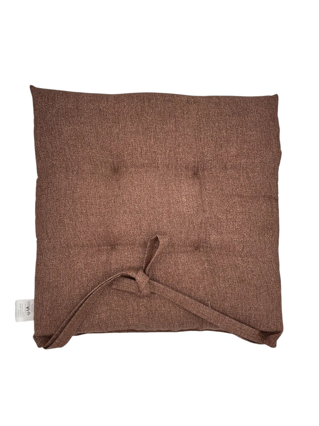 Cuscino Coprisedia Imbottito Soffice 40x40cm – Colore Marrone