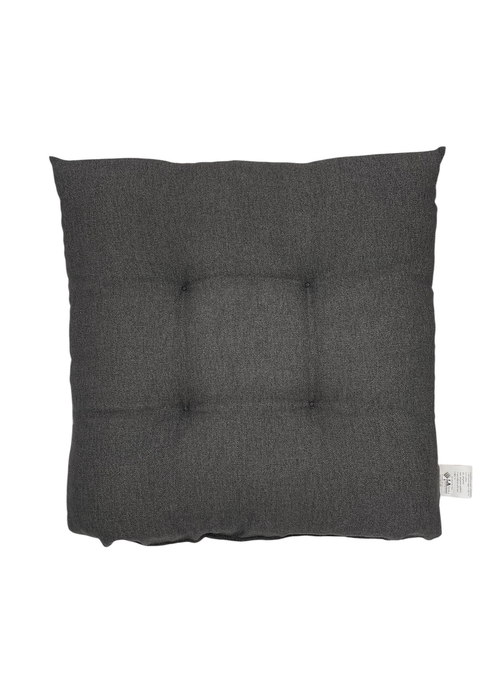 Cuscino Coprisedia Imbottito Soffice 40x40cm – Colore Nero
