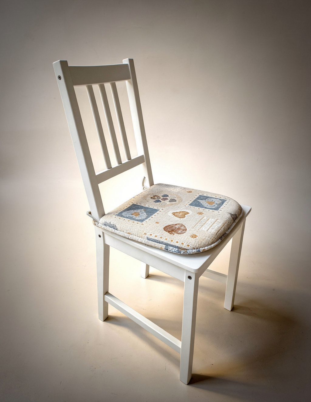 Cuscino Coprisedia Bordato 40x40cm - Fantasia Love Verde